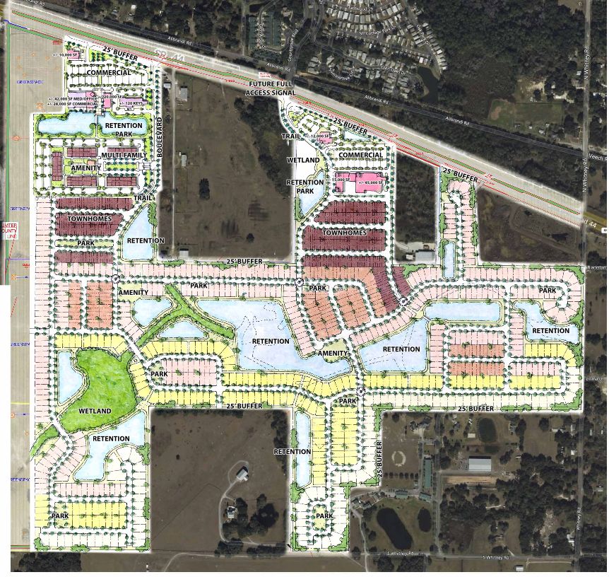 Palmeras master plan site — Leesburg, FL